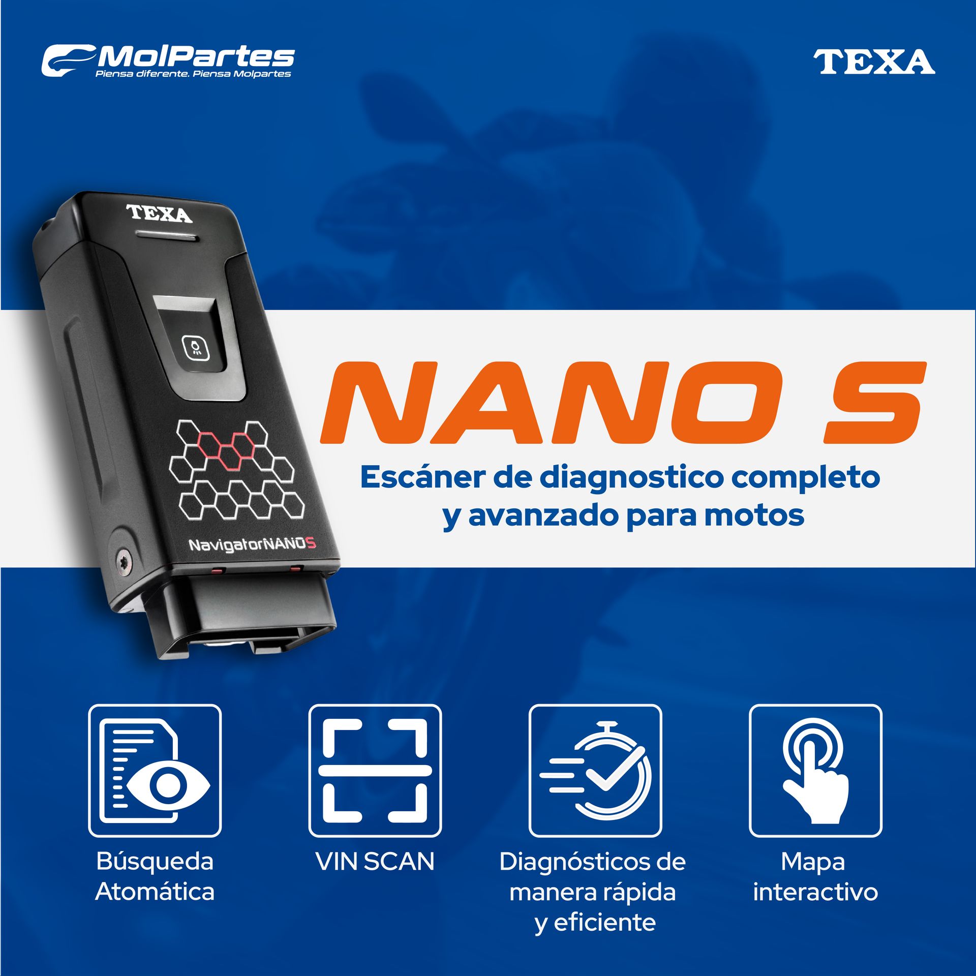 NAVIGATOR NANO S ESCÁNER DE DIAGNÓSTICO NAVIGATOR NANO S ESCÁNER DE DIAGNÓSTICO