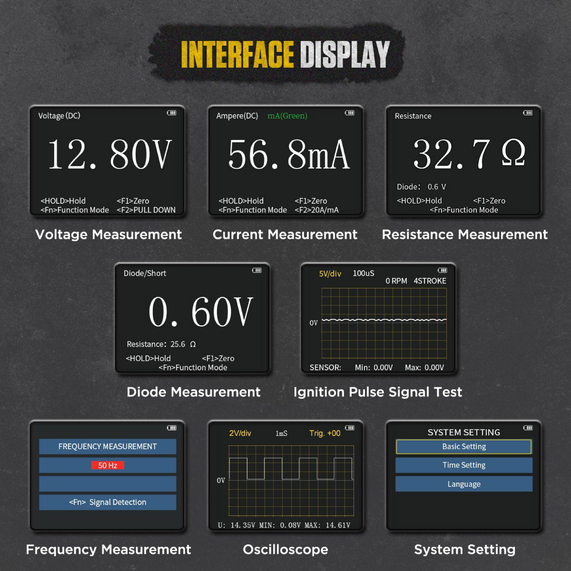 DM301 AUTOOL MULTÍMETRO DE DIAGNÓSTICO COLOMBIA DM301 AUTOOL MULTÍMETRO DE DIAGNÓSTICO COLOMBIA