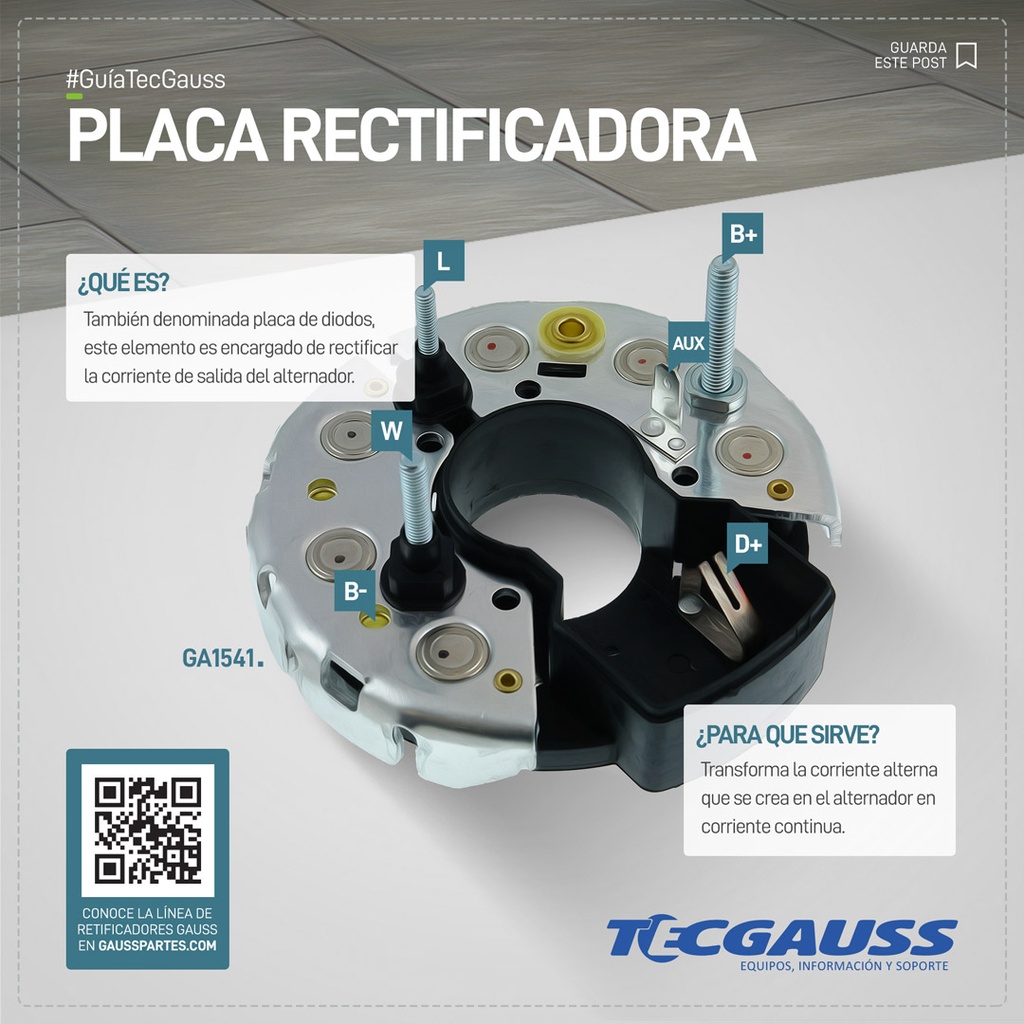 RECTIFICADOR SCANIA BUSES 24V Longitud: 100mm  B+: M8 X 30 mm  Numero de diodos: 8X35A  Tipo: AvalanchaTIPO MITSUBISHI