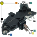 REGULADOR FORD FIESTA 12 CONECTOR HORIZONTAL 3 L-DFM-S TIPO BOSCH