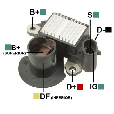 REGULADOR DAEWOO 5SI MONTACARGA 12 2 IG-S TIPO DELCO
