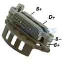 RECTIFICADOR MITSUBISHI FORD MAZDA 105AMP 8X35A 85MM TIPO MITSUBISHI