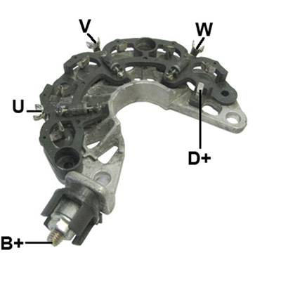 RECTIFICADOR CHERY QQ FACE 1.3 16V 2010 > 105AMP 3X35A AVALANCHE CON TRIDIODO TIPO CHERY