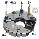 RECTIFICADOR MB MERCEDES BENZ 1417 915 80AMP 8X35A M8 M6X50 AVALANCHE (ZENER) TRIDIODO TIPO BOSCH