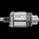 INDUCIDO MITSUBISHI CANTER FE5 CATERPILLAR EXCAVADORA 315 TIPO MITSUBISHI RELACIONADO 3.7KW 24V 13ESTRIAS