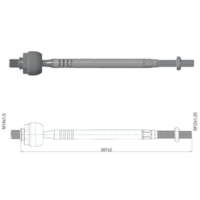 TERMINAL AXIAL HYUNDAI ATOS 98 08 