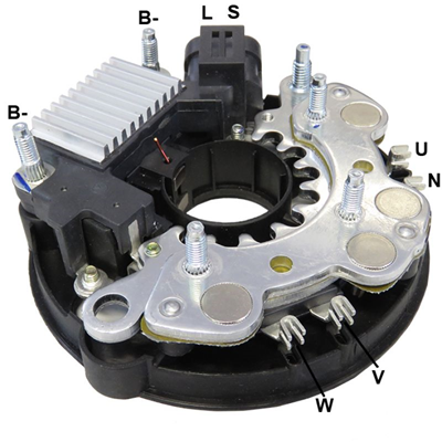 CONJUNTO REG+RECT NISSAN PATHFINDER 80AMP 8X35A 6X10MMTIPO HITACHI