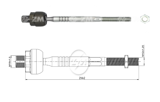 TERMINAL AXIAL DER HONDA FIT 02-07