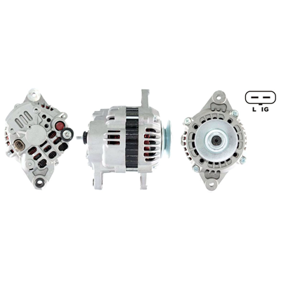 ALTERNADOR DAEWOO MATIZ LABO CHEVROLET SPARK MV 12V 65AMP POLEA SENCILLA EN V TIPO MANDO