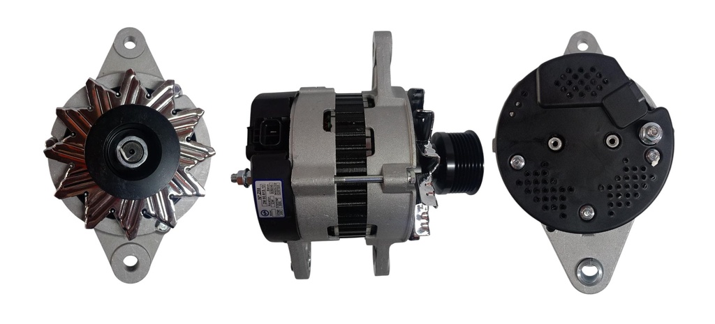ALTERNADOR FRR MODELO NUEVO 24V 50AMP FOOT A FOOT 72MM 2PINES P: 7PK T:NIKKO V:EXT