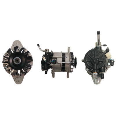 ALTERNADOR MAZDA TURBO CON BOMBA 12V 50AMP FOOT A FOOT 80MM 2PINES P: 1V T:MITSUBISHI V:EXT(GA799)