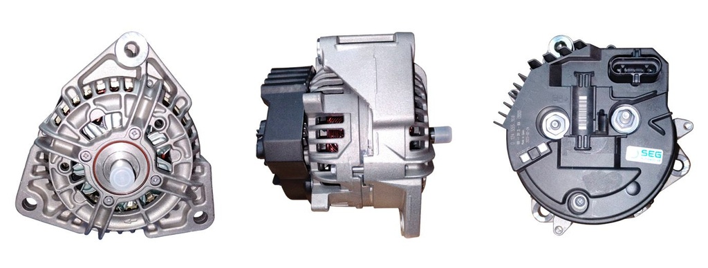 ALTERNADOR SEG, HD8, 28V, 35/80A, CW  MERCEDES BENZ, ATEGO, ACTROS. (1986A01082 SIN POLEA)