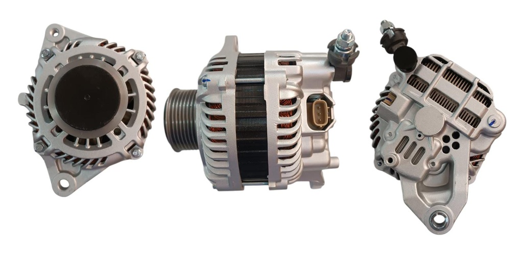 ALTERNADOR NISSAN FRONTIER NAVARRA 2.5 DIESEL 12V 155AMP 80MM 3PINES P: 7PK T:MITSUBISHI V:INT