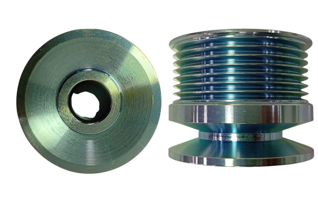 POLEA ALTERNADOR NQR REWARD 7PK EJE 20MM 
