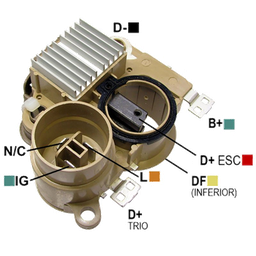 [07GA836] REGULADOR CHEVROLET SUZUKI VITARA 16V 1996> 12 CONECTOR REDONDO 3 N C-IG-L TIPO MITSUBISHI