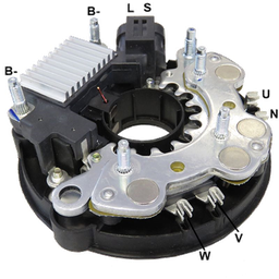 [07GA3000] CONJUNTO REG+RECT NISSAN PATHFINDER 80AMP 8X35A 6X10MMTIPO HITACHI