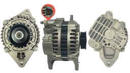 [62A3TA2391] ALTERNADOR MITSUBISHI PAJERO MONTERO L400 2.4 2.6 PATA RECTA 12V 70AMP 4PK TIPO MITSUBISHI