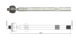 [51ZM-17013052] TERMINAL AXIAL CITROEN C4 PEUGEOT 307