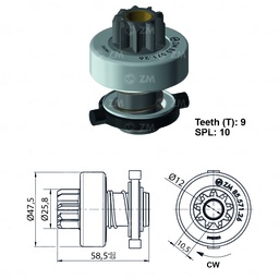 [858557126] BENDIX RENAULT 9 19 PEUGEOT BMW CHEVROLET MONZA CORSA 9D TIPO BOSCH