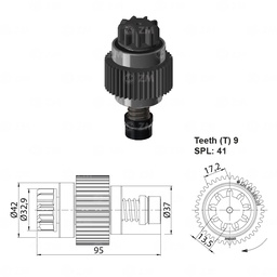 [858568009] BENDIX RELACIONADO CHEVROLET LUV DMAX ISUZU TROOPER TIPO HITACHI 9D