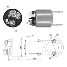 [02ZM-592] AUTOMATICO RENAULT TRAFIC PARIS RHONE PEUGEOT 12V TIPO VALEO