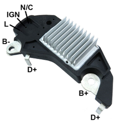 [07GA601] REGULADOR CHERY TIGGO 1.6 16V 12 3 CONEXIONES L-IG-N C TIPO CHERY (GA1605)