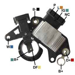 [07GA943] REGULADOR 13SI 24 50 CONECTOR HORIZONTAL 4 P-L-IG-S TIPO DELCO