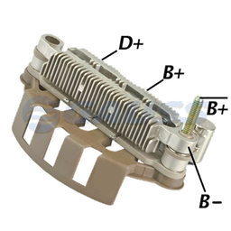 [07GA1377] RECTIFICADOR MITSUBISHI FORD CARGO REF 230593 95AMP 8X35A DISTANCIA EH 85MM TRIDIODO CAPACITOR TIPO MITSUBISHI