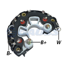 [07GA1420] RECTIFICADOR CHEVROLET ZAFIRA Y ASTRA6X60A CONEXION TRIANGULOTIPO BOSCH