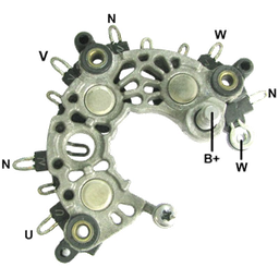 [07GA1491] RECTIFICADOR MAZDA BT50 DIESEL RENAULT SANDERO LOGAN DUSTER 105AMP 3X35A AVALANCHE (GA344) TIPO BOSCH