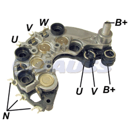 [07GA1825] RECTIFICADOR FIAT PALIO 1.8 100AMP 8X35A AISLADA (GA905) TIPO VALEO