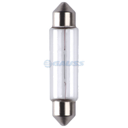 [28GL6411] BOMBILLO TIPO FUSIBLE 11X44 SV8.5-8 12V 10W MINIATURA STD CAJA X 10 6411 12866-CI MOTOCICLETA