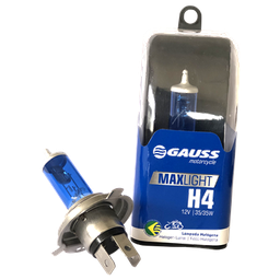 [28GL67] BOMBILLO HALOGENO H4 P43 12V 3535W FARO MAXLIGHT 110% MAS LUZ 5000K PREMIUM
