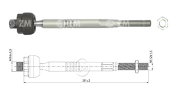 [51ZM-17011418] TERMINAL AXIAL CHEVROLET SPARK CRONOS 7:24 05 15 DAEWOO MATIZ 05 15